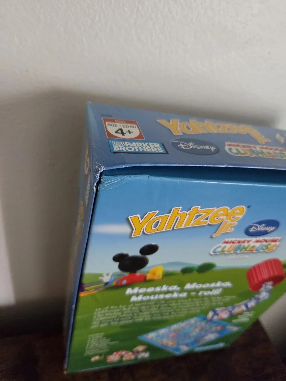 Vintage Disney Yahtzee Jr. Mickey Mouse Clubhouse Game - New Open Box